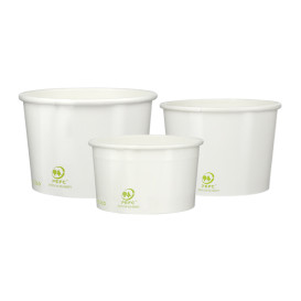 Miseczka Papierowa na Lodi Ekologiczne 175ml (50 Sztuk)