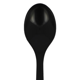 Łyżeczki wielokrotnego użytku Mineral PP "Herkules" Czarny 185mm (1.000 Sztuk)