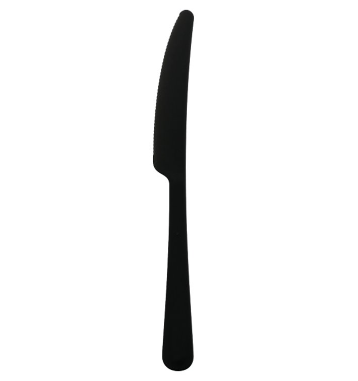 Nóż wielokrotnego użytku Mineral PP "Gaia" Czarny 197mm (10 Sztuk) Nóż wielokrotnego użytku Mineral PP "Gaia" Czarny 197mm (10 Sztuk)