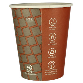 Kubki Kartonowe Cupmatic 9Oz/280ml Ø8,0cm (50 Sztuk)