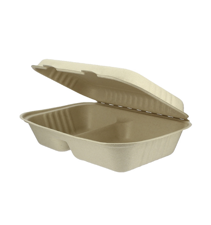 Opakowania MenuBox Trzciny Cukrowej 2C 225x165x64mm (500 Sztuk) Opakowania MenuBox Trzciny Cukrowej 2C 225x165x64mm (500 Sztuk)