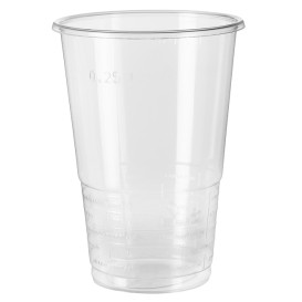 Kubki Plastikowe PP Przezroczyste 330ml Ø7,9cm (50 Sztuk)