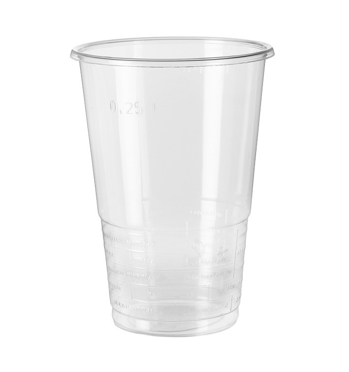 Kubki Plastikowe PP Przezroczyste 330ml Ø7,9cm (50 Sztuk) Kubki Plastikowe PP Przezroczyste 330ml Ø7,9cm (50 Sztuk)