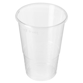 Kubki Plastikowe PP Przezroczyste 330ml Ø7,9cm (50 Sztuk)