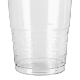 Kubki Plastikowe PP Przezroczyste 330ml Ø7,9cm (50 Sztuk)