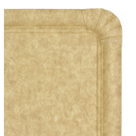Tacki Papierowe Kraft "Flower" 18x24cm 345g/m² (600 Sztuk)