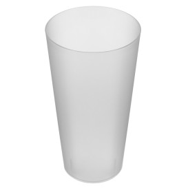 Kubki Wielokrotnego Użytku PP Półprzezroczysty 400ml (180 Sztuk)