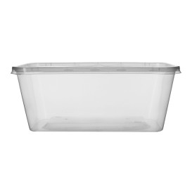 Miski Plastikowe Prostokątny z pokrywą PP 1.000ml (300 Sztuk)