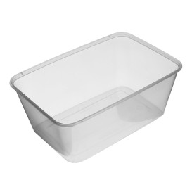 Miski Plastikowe Prostokątny z pokrywą PP 1.000ml (300 Sztuk)