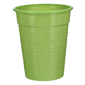 Kubki Plastikowe PS Zielony Limonka 200ml Ø7cm (50 Sztuk)