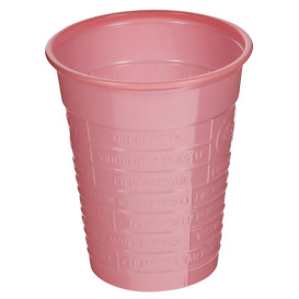 Kubki Plastikowe PS Różowe 200ml Ø7cm (1.500 Sztuk)
