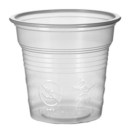 Kubki Plastikowe PS Przezroczyste 80ml Ø5,7cm (2.400 Sztuk)