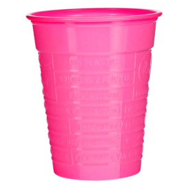 Kubki Plastikowe PS Fuchsia 200ml Ø7cm (50 Sztuk)