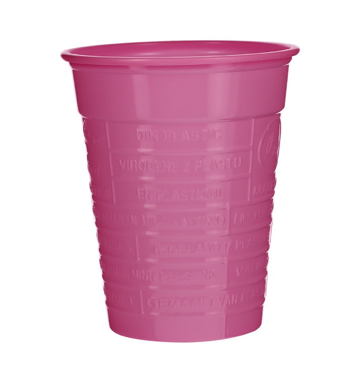 Kubki Plastikowe PS Fuchsia 200ml Ø7cm (50 Sztuk) Kubki Plastikowe PS Fuchsia 200ml Ø7cm (50 Sztuk)