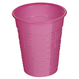 Kubki Plastikowe PS Fuchsia 200ml Ø7cm (50 Sztuk)