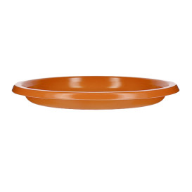 Talerz Płaski Wielokrotnego Użytku Ekonomiczne PS Orange Ø22cm (25 Sztuk)