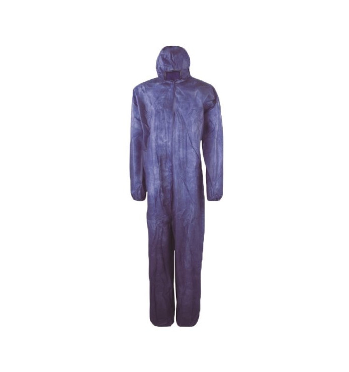 Kombinezony TST PP Zakapturzony z Zamek Błyskawiczny 35g Rozmiar 3XL Niebieski (25 Sztuk) Kombinezony TST PP Zakapturzony z Zamek Błyskawiczny 35g Rozmiar 3XL Niebieski (25 Sztuk)
