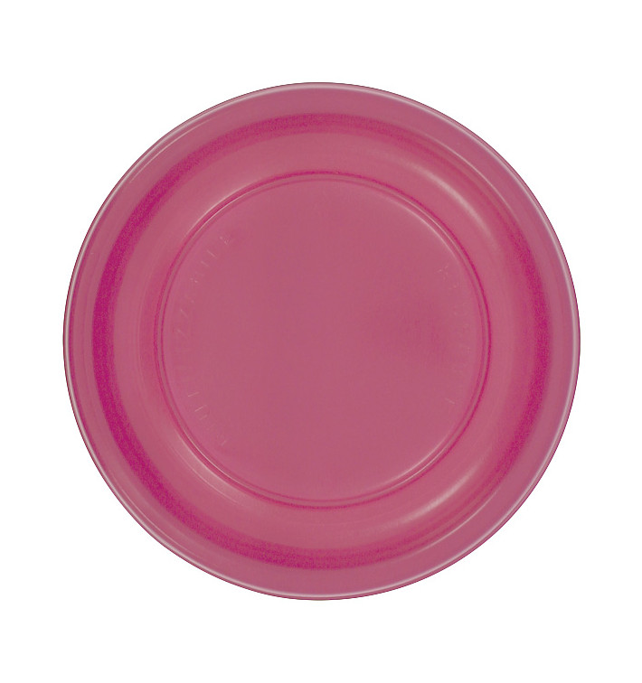 Talerz Płaski Wielokrotnego Użytku Ekonomiczne PS Fuchsia Ø22cm (25 Sztuk) Talerz Płaski Wielokrotnego Użytku Ekonomiczne PS Fuchsia Ø22cm (25 Sztuk)