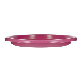 Talerz Płaski Wielokrotnego Użytku Ekonomiczne PS Fuchsia Ø22cm (25 Sztuk)