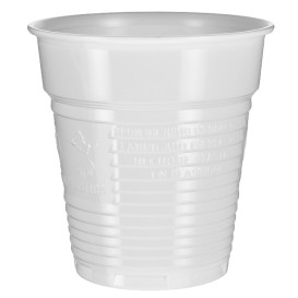 Kubki Plastikowe PS Białe 166ml Ø7,0cm (100 Sztuk)