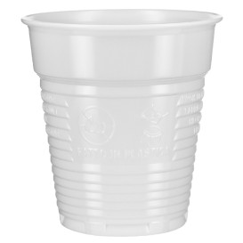 Kubki Plastikowe PS Białe 166ml Ø7,0cm (100 Sztuk)