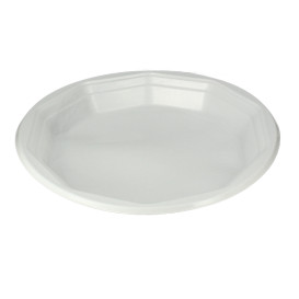 Talerz wielokrotnego użytku PP "Deka" Głębokie Białe 220mm (231 Sztuk)