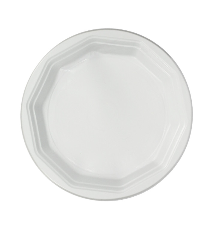 Talerz wielokrotnego użytku PP "Deka" Głębokie Białe 220mm (231 Sztuk) Talerz wielokrotnego użytku PP "Deka" Głębokie Białe 220mm (231 Sztuk)