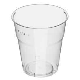 Ekonomiczny kubek wielokrotnego użytku PS "Diamant" Szkło 200ml Ø7,2cm (375 Sztuk)