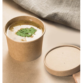 Słoik kartonowy Kraft 8oz/250ml Ø9cm (500 Sztuk)