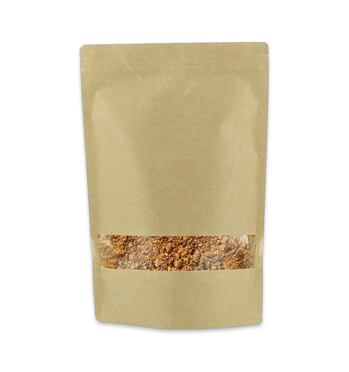 Paper Bag without Handle Kraft and Window 12+6x23,5cm (50 Uds) Paper Bag without Handle Kraft and Window 12+6x23,5cm (50 Uds)