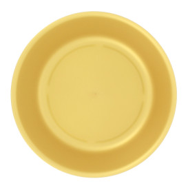 Talerz Plastikowe Głęboki Złoto Durable PP Mineral Ø18cm (6 Sztuk)