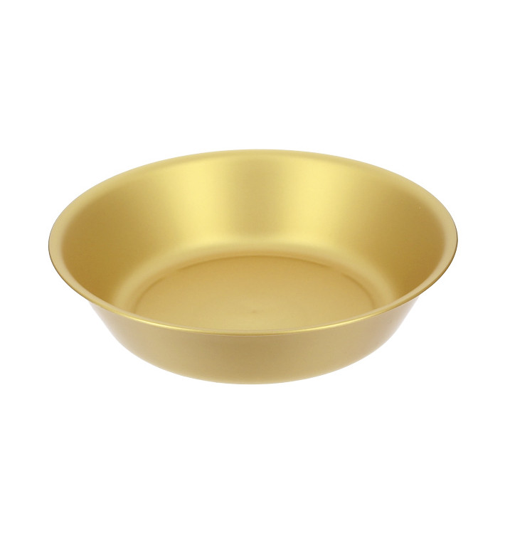 Talerz Plastikowe Głęboki Złoto Durable PP Mineral Ø18cm (6 Sztuk) Talerz Plastikowe Głęboki Złoto Durable PP Mineral Ø18cm (6 Sztuk)
