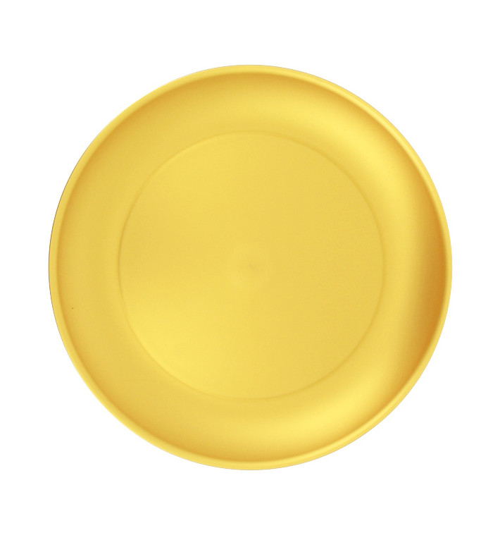 Talerz Plastikowe Płaski Złoto Durable PP Mineral Ø27,5cm (6 Sztuk) Talerz Plastikowe Płaski Złoto Durable PP Mineral Ø27,5cm (6 Sztuk)