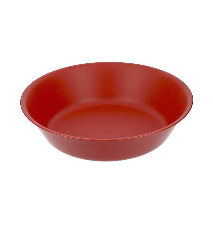 Talerz Plastikowe Głęboki Czerwony Durable PP Mineral Ø18cm (6 Sztuk) Talerz Plastikowe Głęboki Czerwony Durable PP Mineral Ø18cm (6 Sztuk)
