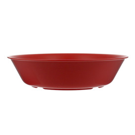 Talerz Plastikowe Głęboki Czerwony Durable PP Mineral Ø18cm (6 Sztuk)