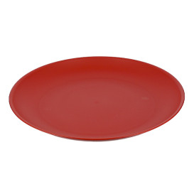 Talerz Plastikowe Płaski Czerwony Durable PP Mineral Ø23,5cm (6 Sztuk)