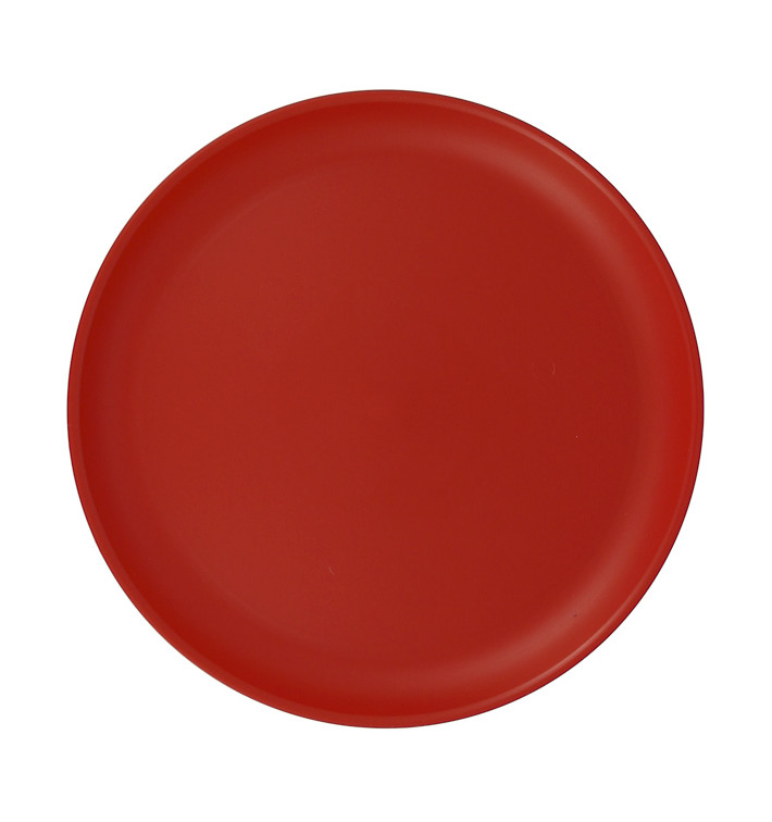 Talerz Plastikowe Płaski Czerwony Durable PP Mineral Ø27,5cm (54 Sztuk) Talerz Plastikowe Płaski Czerwony Durable PP Mineral Ø27,5cm (54 Sztuk)