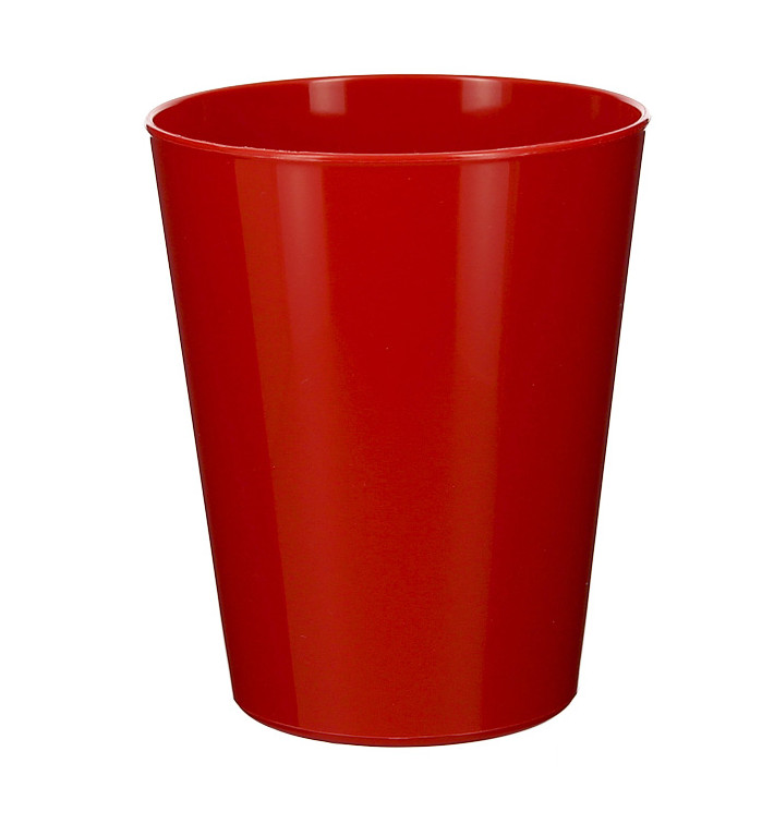 Kubki Plastikowe Wielokrotnego Użytku PP Minerał Czerwony 330ml (6 Sztuk) Kubki Plastikowe Wielokrotnego Użytku PP Minerał Czerwony 330ml (6 Sztuk)