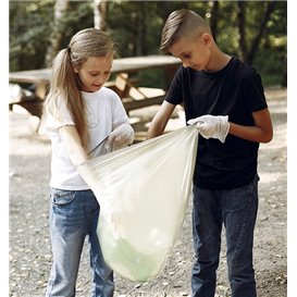 Worki na Śmieci 100% Bio-Kompostowanie 90x110cm (25 Sztuk)