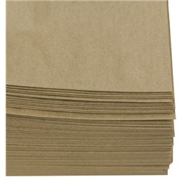 Torebki na Frytki Kraft Tłuszczoodporny 12x12cm (250 Sztuk)