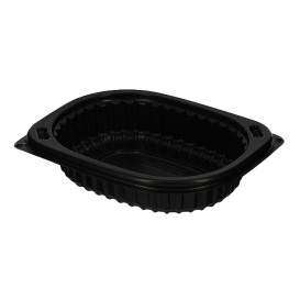 Pojemniki Prostokątny PP Czarni 250ml 142x111x31mm (80 Sztuk)