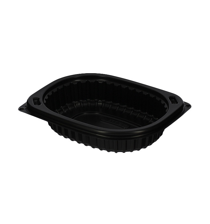 Pojemniki Prostokątny PP Czarni 250ml 142x111x31mm (80 Sztuk) Pojemniki Prostokątny PP Czarni 250ml 142x111x31mm (80 Sztuk)