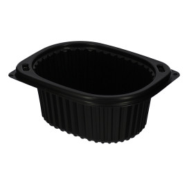 Pojemniki Prostokątny PP Czarni 450ml 142x111x60mm (80 Sztuk)