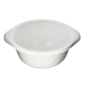 Pojemniki Okrągłe PP Białe 400ml Ø144mm (100 Sztuk)