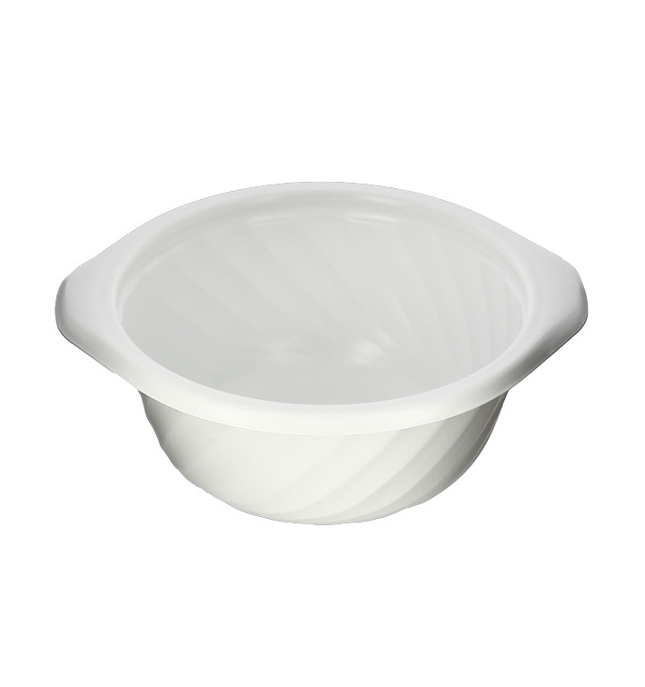 Pojemniki Okrągłe PP Białe 400ml Ø144mm (100 Sztuk) Pojemniki Okrągłe PP Białe 400ml Ø144mm (100 Sztuk)