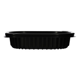 Pojemniki Prostokątny PP Czarni 250ml 142x111x31mm (80 Sztuk)