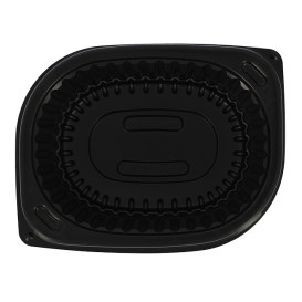 Pojemniki Prostokątny PP Czarni 250ml 142x111x31mm (80 Sztuk)
