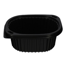Pojemniki Prostokątny PP Czarni 450ml 142x111x60mm (80 Sztuk)