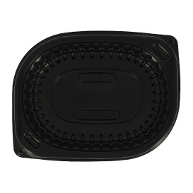 Pojemniki Prostokątny PP Czarni 450ml 142x111x60mm (80 Sztuk)