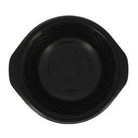 Pojemniki Okrągłe PP Czarni 400ml Ø144mm (100 Sztuk)